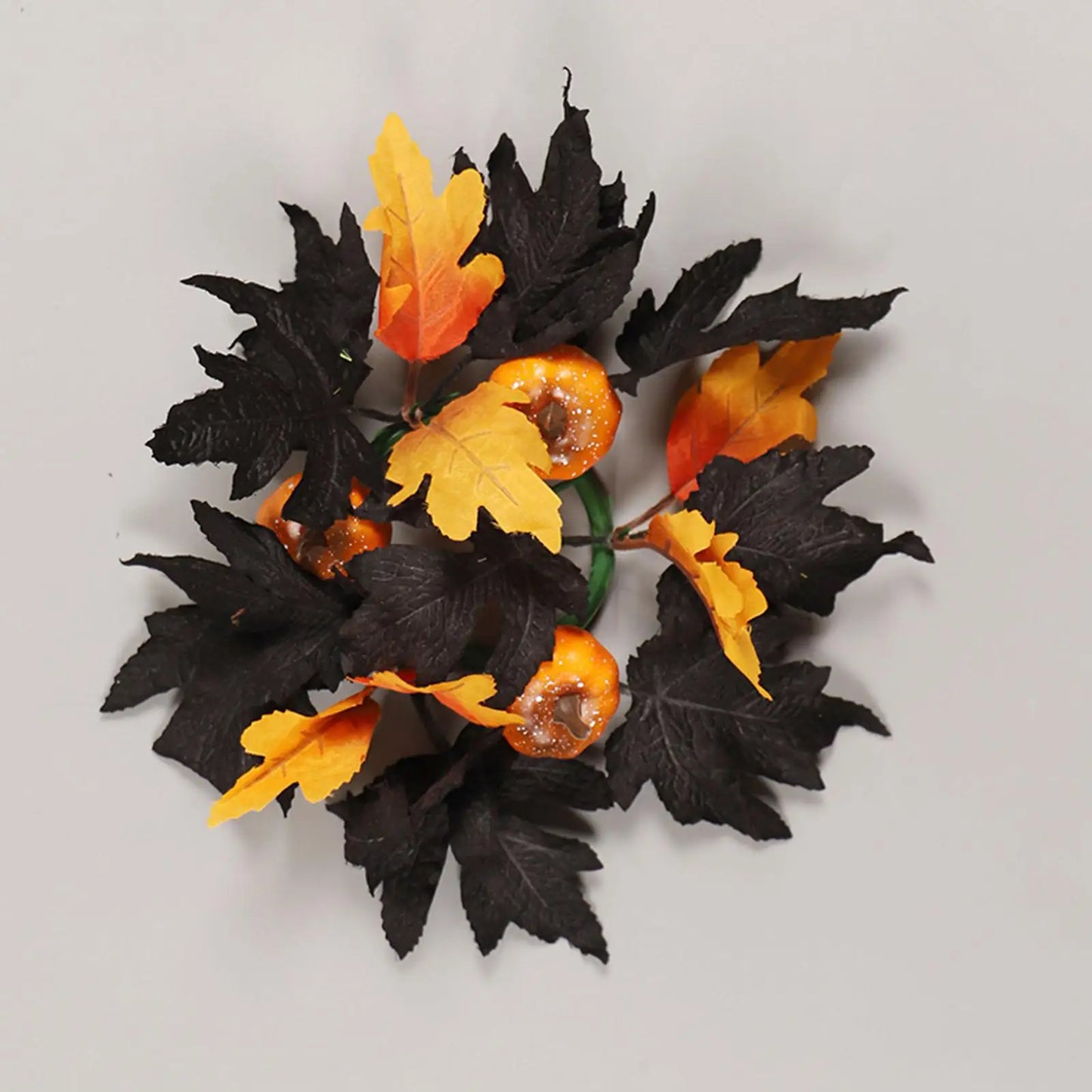 Halloween Candle Wreath Home Decoration for Thanksgiving Party Supplies Fall