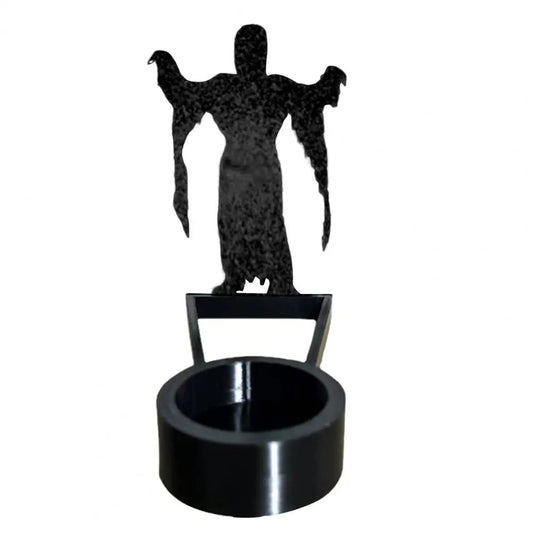 Halloween Shadow Candle Holder Spooky Grim Reaper Candlestick Pumpkin Bat Witch Ghost Shadow Tealight Candle Stand Home Decor