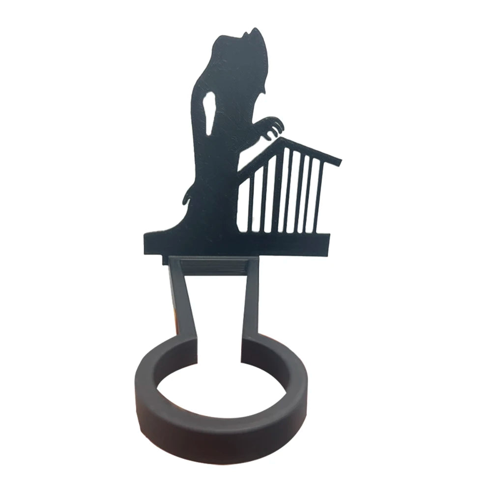 Nosferatu Candle Shadow Metal Halloween Horror Candle Holder Halloween Devil Shadow Candelabra Spooky Halloween Candle Holder
