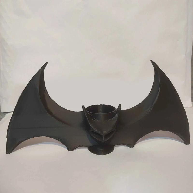 Halloween Black Bat Tealight Candle Tray Holder Bookshelf Fireplace Home Perfect Decorative