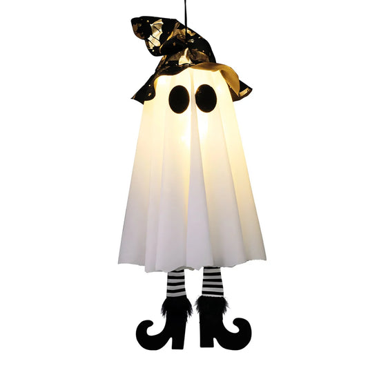 Halloween LED Specter Lights DIY Hanging Ornaments Battery-Operated decoration lamp with Included for Trees Porches and Windows
