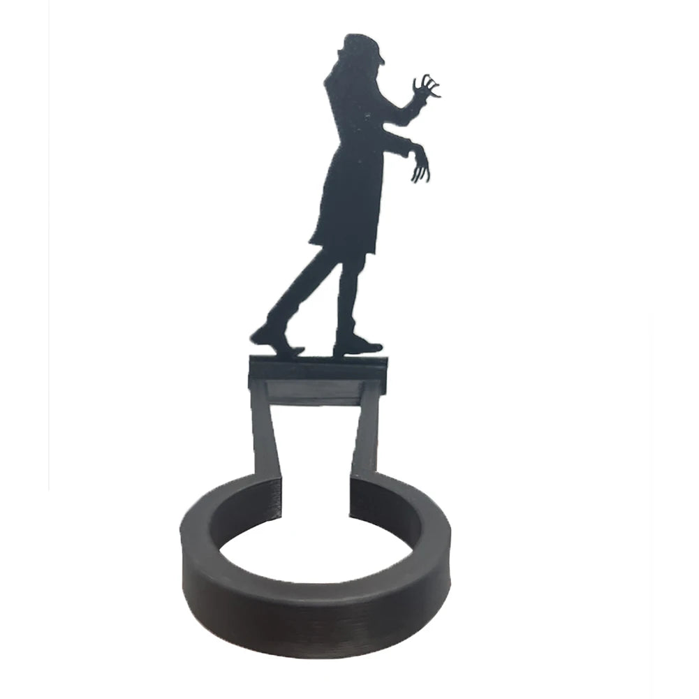 Nosferatu Candle Shadow Metal Halloween Horror Candle Holder Halloween Devil Shadow Candelabra Spooky Halloween Candle Holder